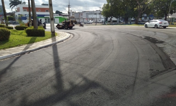 Prefeitura segue com recapeamento da avenida Marechal Rondon